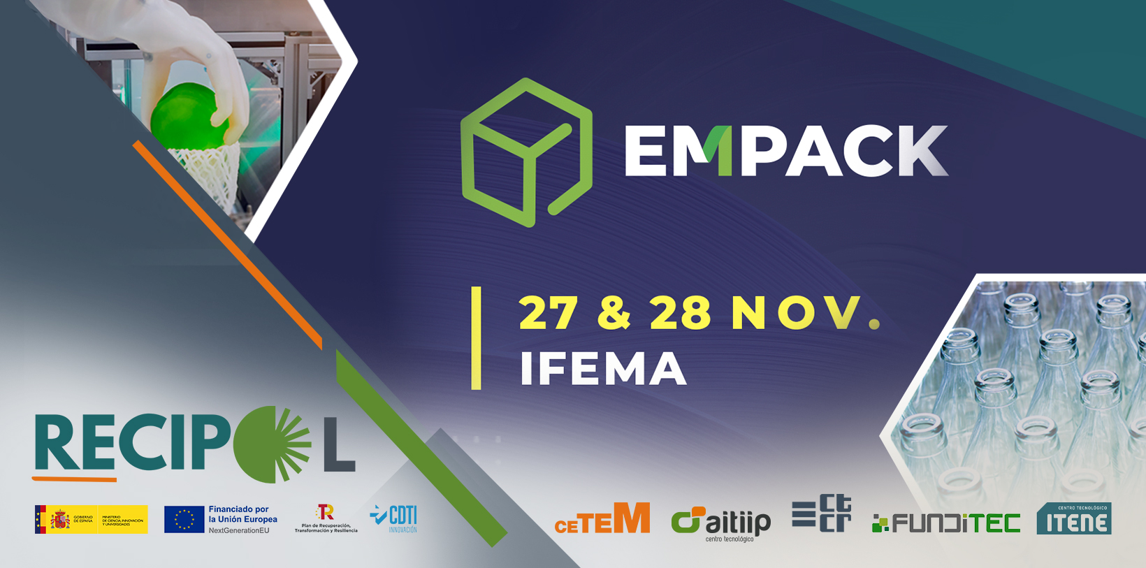 ¡RECIPOL estará presente en EMPACK 2024 junto a ITENE!