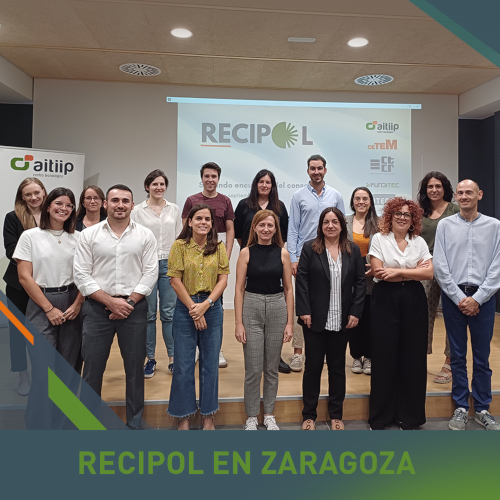 Aitiip acoge la segunda reunión de seguimiento del proyecto RECIPOL en Zaragoza